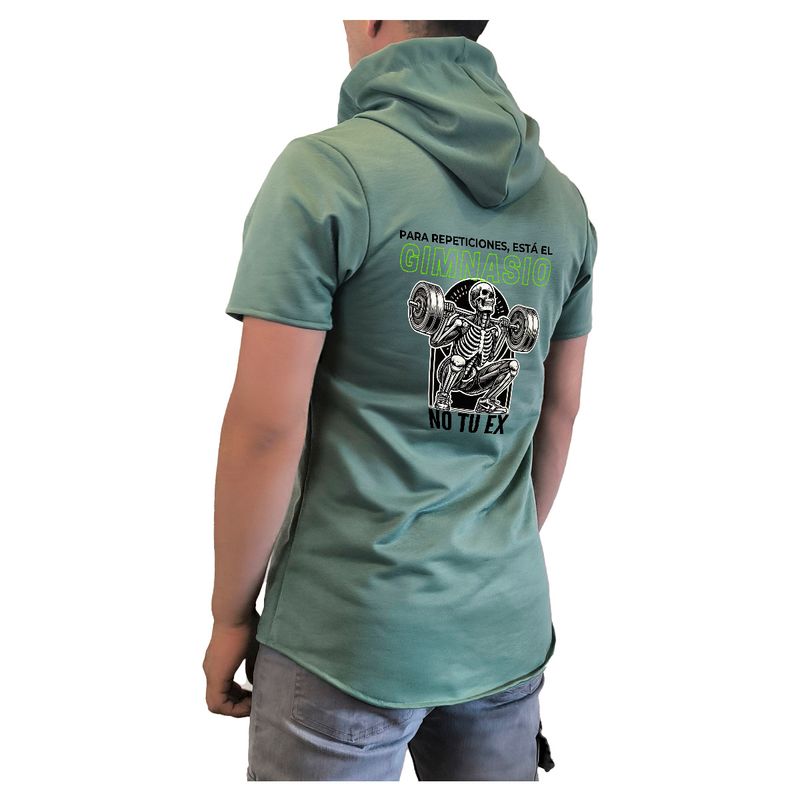SACATE - Camiseta Deportiva Hombre estampada Tela Burda liviana