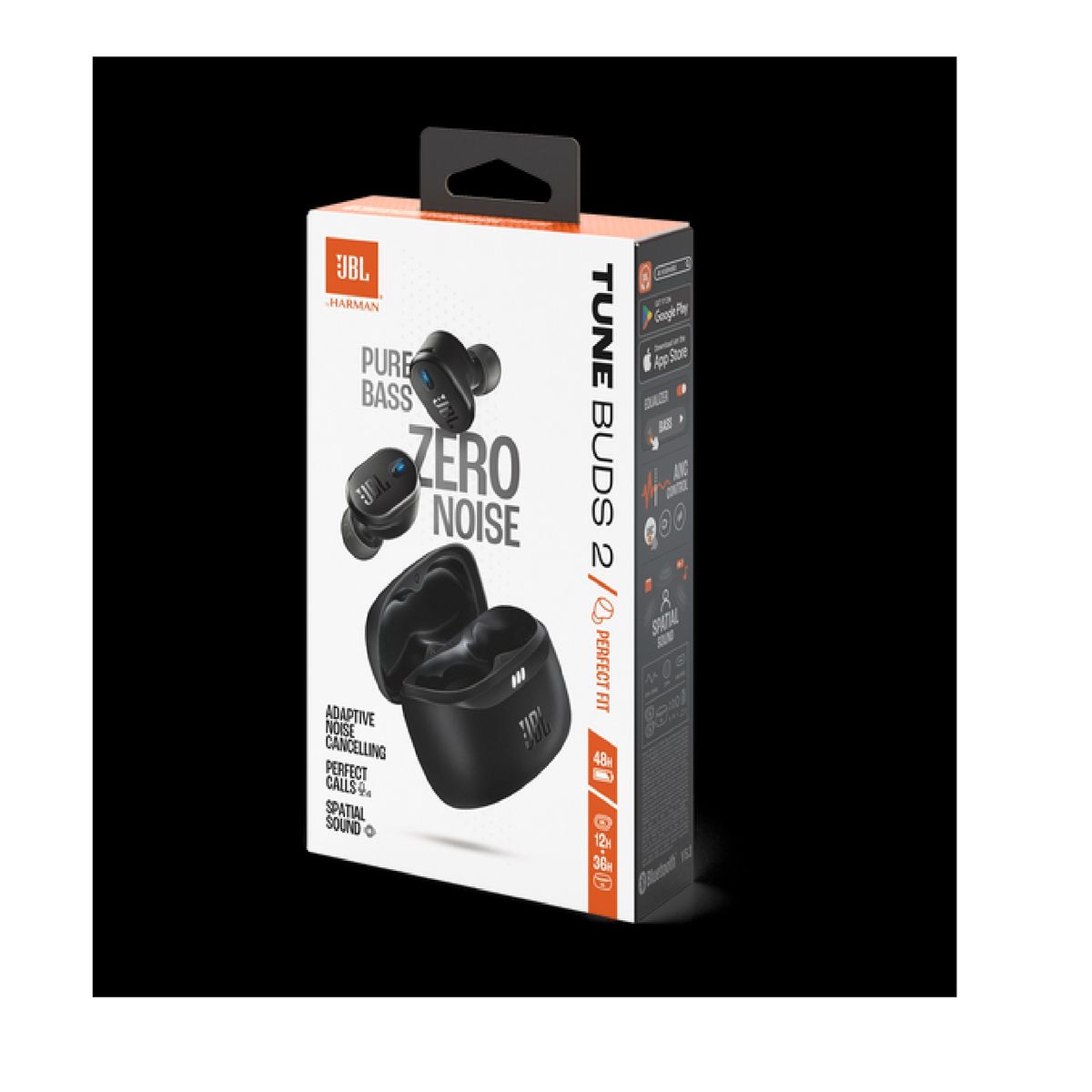 JBL - Audifonos JBL Tune Buds 2 Bateria 48Horas ANC 6Microfonos  IP54  Negro