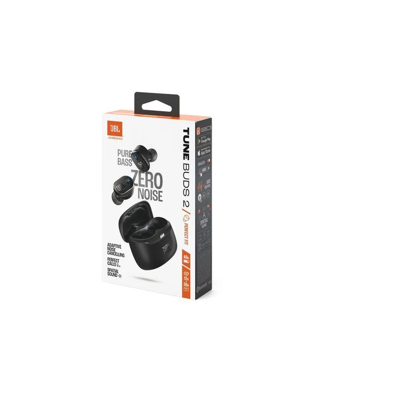 JBL - Audifonos JBL Tune Buds 2 Bateria 48Horas ANC 6Microfonos  IP54  Negro