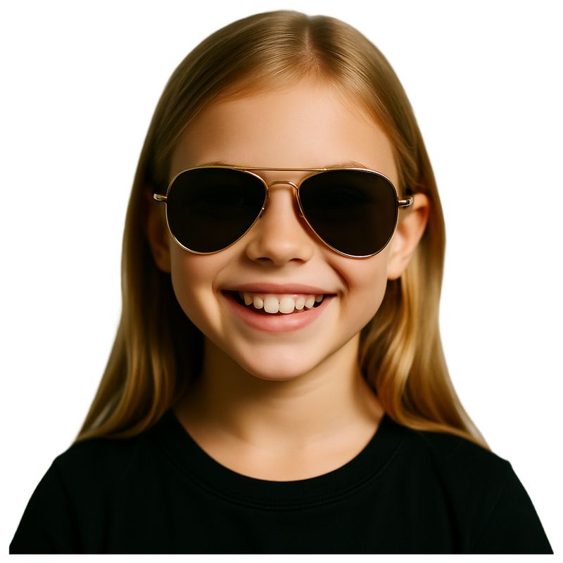 GENERICO - Gafas de Sol para niños Aviador - Unisex