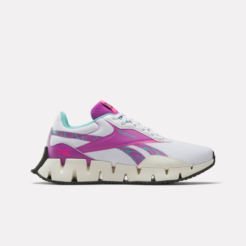 REEBOK - Reebok Zig Dynamica Str Tenis blanco de mujer para correr