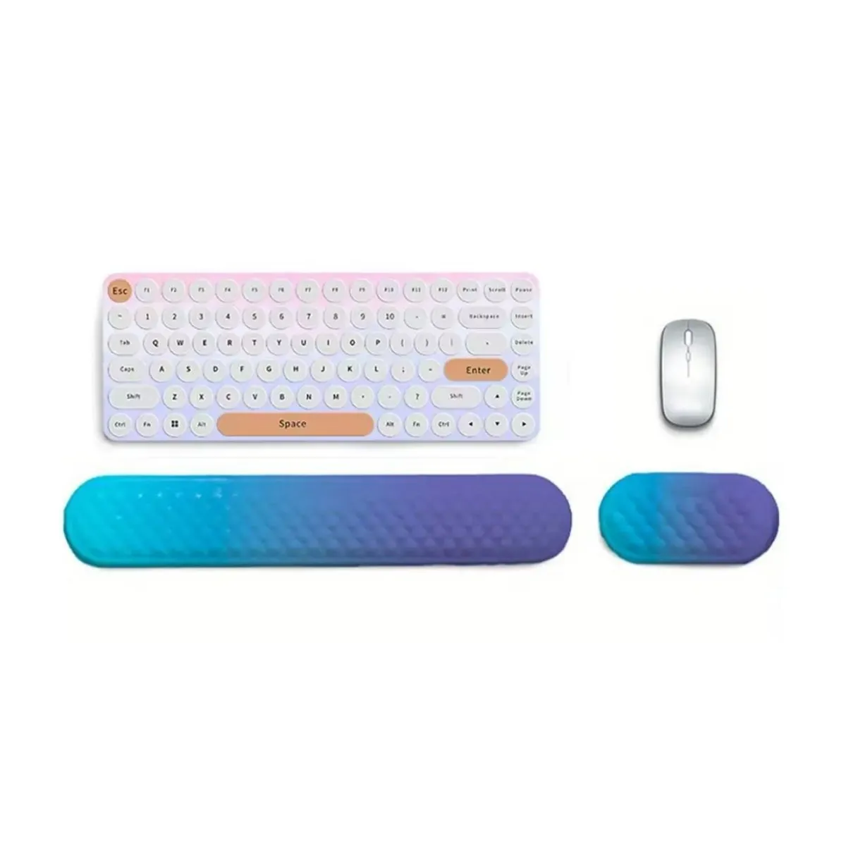 MEMORY FOAM SOLUTIONS - Descansamuñecas Pad Mouse Pad Teclado Espuma Viscoelastica