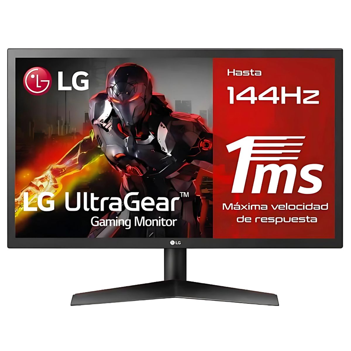 LG - MONITOR LG 24GL600F-B 24.0 PLANO 144HZ 1MS