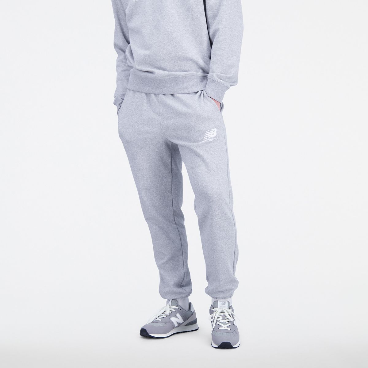 NEW BALANCE - Pantalon Casual New Balance Original Essentials Gris Hombre