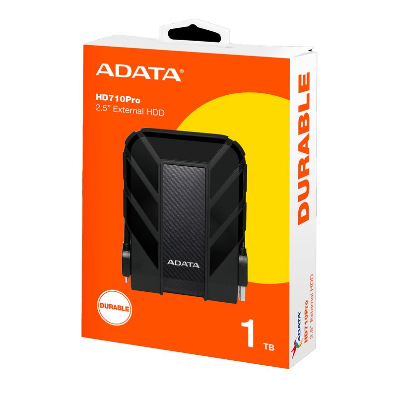 ADATA - Disco Externo ADATA HD710P 1tb Antigolpes SUMERGIBLE Negro