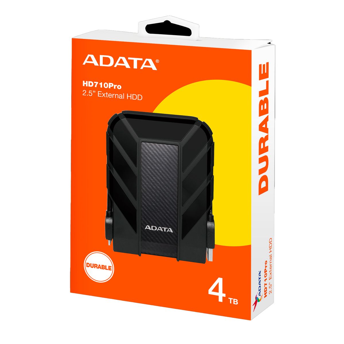ADATA - Disco Externo ADATA HD710P 4tb Antigolpes SUMERGIBLE Negro