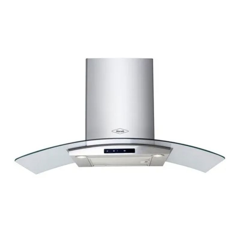 HACEB - Campana Península Inox 90 Cm 4 Velocidades Haceb Gris 120v