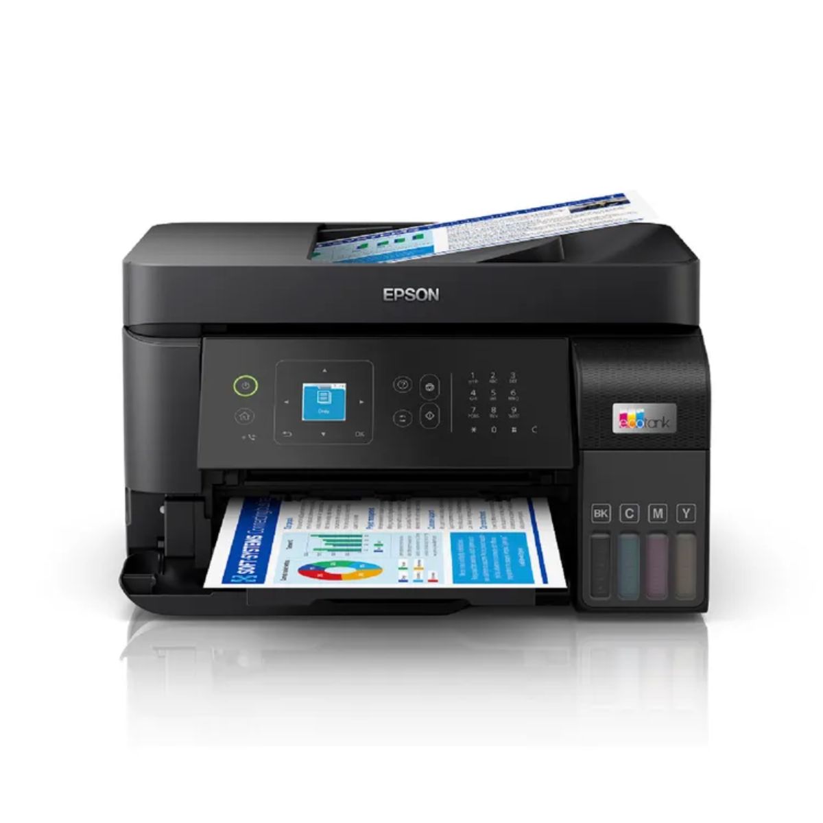 EPSON - Impresora Multifuncional EPSON Ecotank L5590 WiFi Hg-Of - Negro