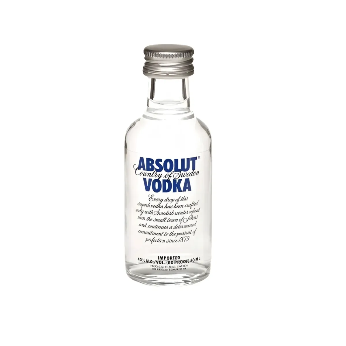 ABSOLUT - Botellita Miniatura Absolut Vodka 50ml