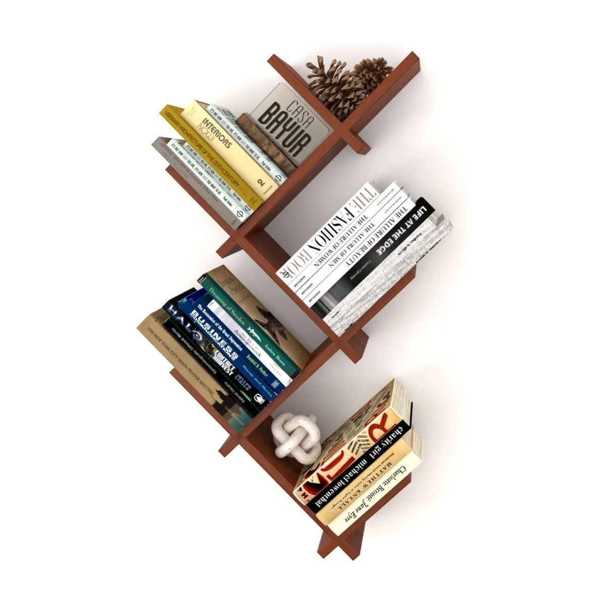 GENERICO - Repisa Biblioteca Flotante B-02 Minimalista Moderna Melamina