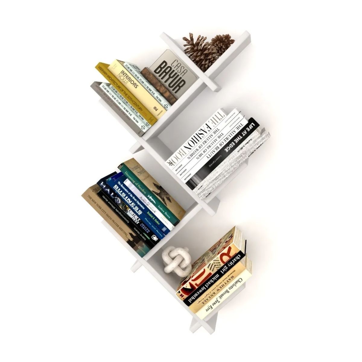 GENERICO - Repisa Biblioteca Flotante B-02 Minimalista Moderna Melamina