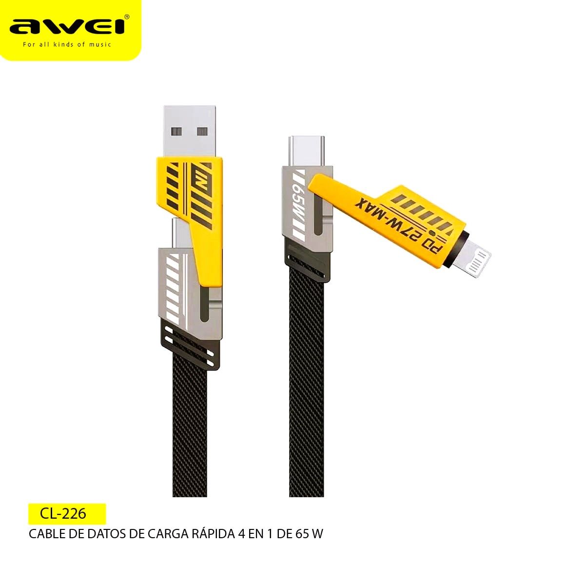 AWEI - Cable de datos de carga rapida CL-226