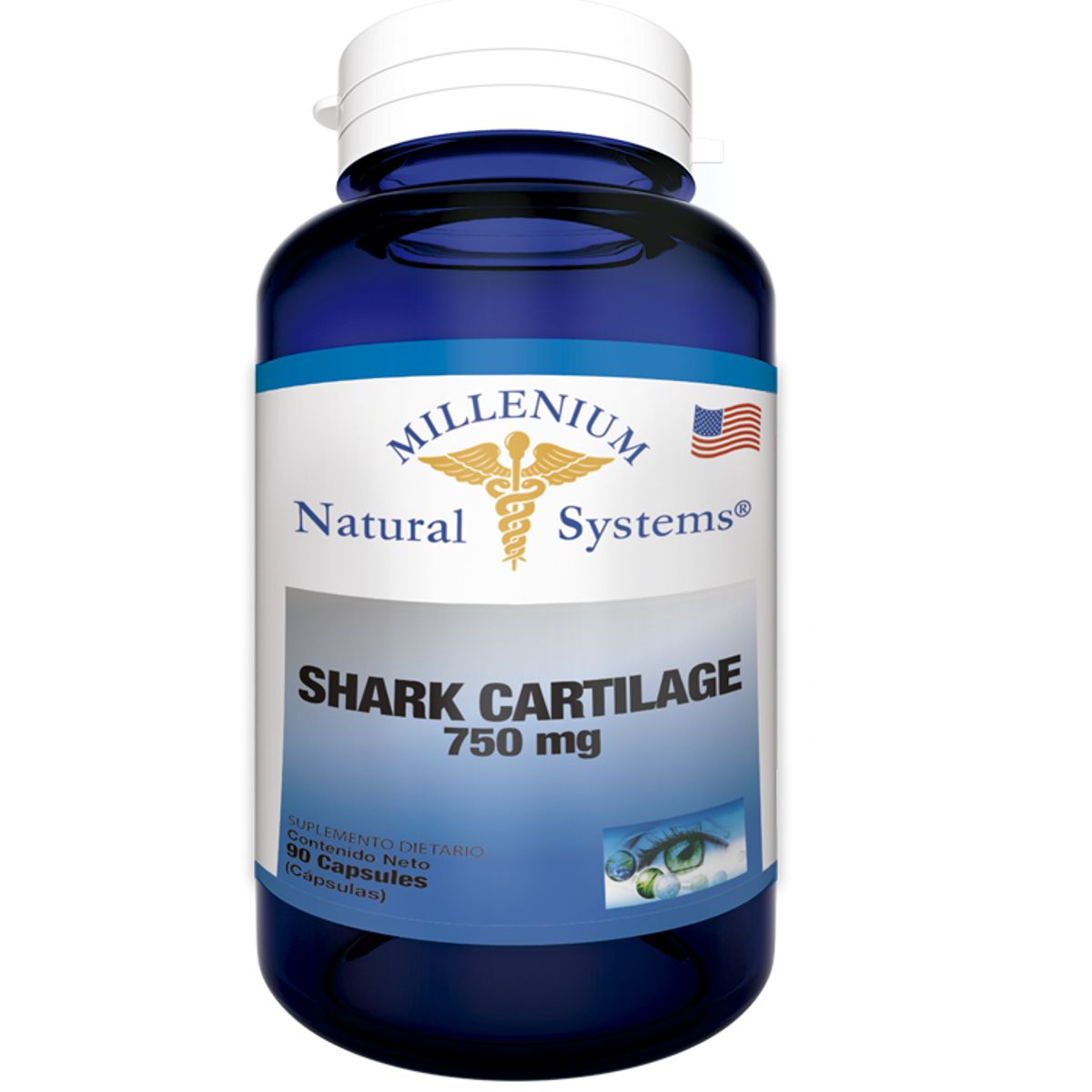 NATURAL SYSTEM - SUPLEMENTO SHARK CARTILAGE 750MG X 90 CAPSULAS