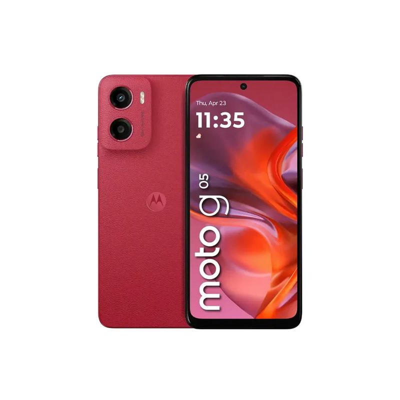 MOTOROLA - Celular Motorola G05 128GB 4GB Rojo