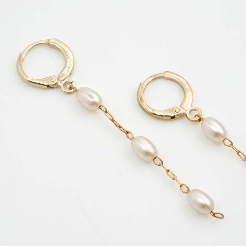 ENIGMA - Aretes Cadencia Dorado Para Mujer
