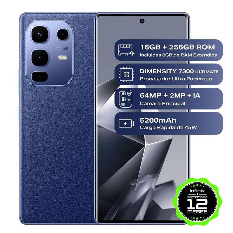 INFINIX - Celular INFINIX NOTE 50S 5G 2568GB Azul