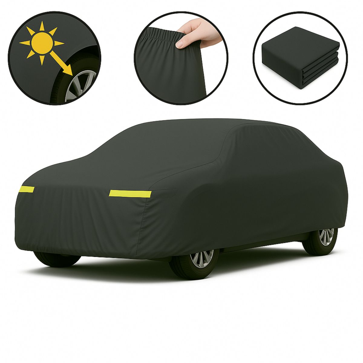 GENERICO - Pijama Carpa Cubre Carro Protección UV Talla L