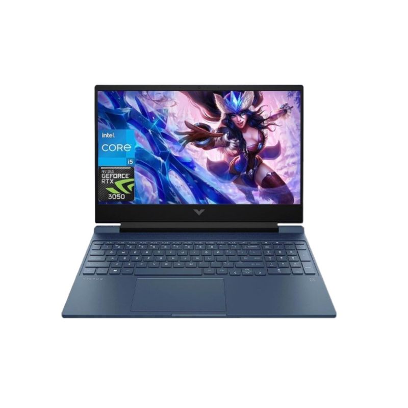 HEWLETT PACKARD - Portátil HP VICTUS FA0033DX  Intel CORE I5-12450H  16 GB RAM  512 GB SSD-RTX3050 ( 4GB) WIN 11 BLUE