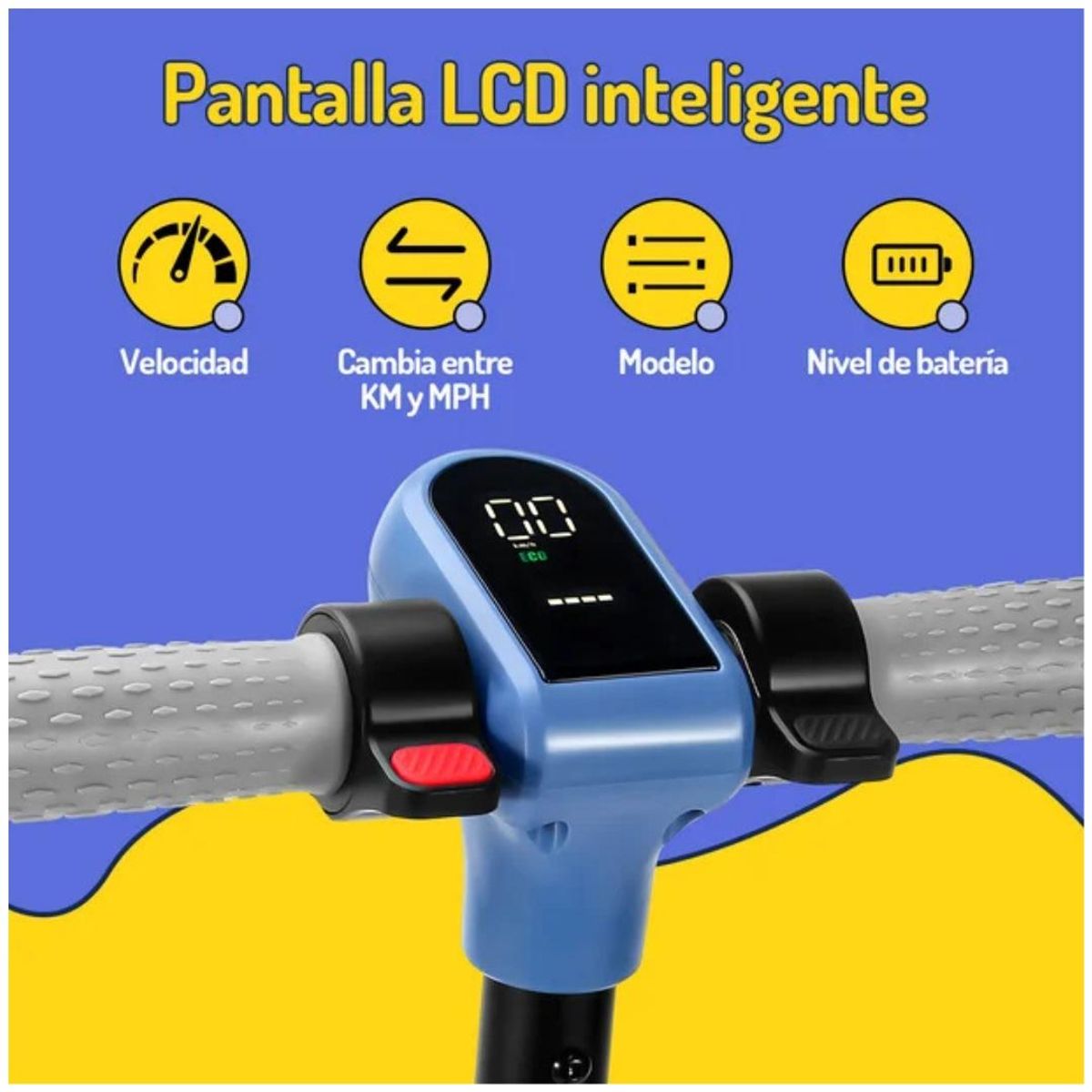AMERICAN GENERICS - Scooter Eléctrica Bluetooth Para Niños Y Adolescentes E2