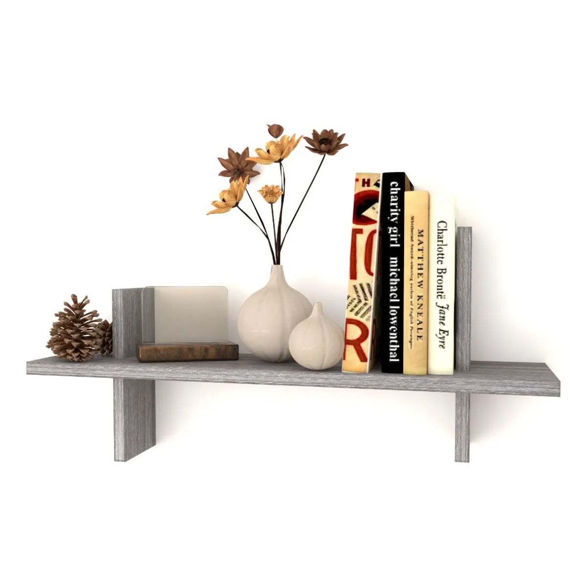 GENERICO - Repisas Flotantes Decoración Moderna En Melamina Modelo H