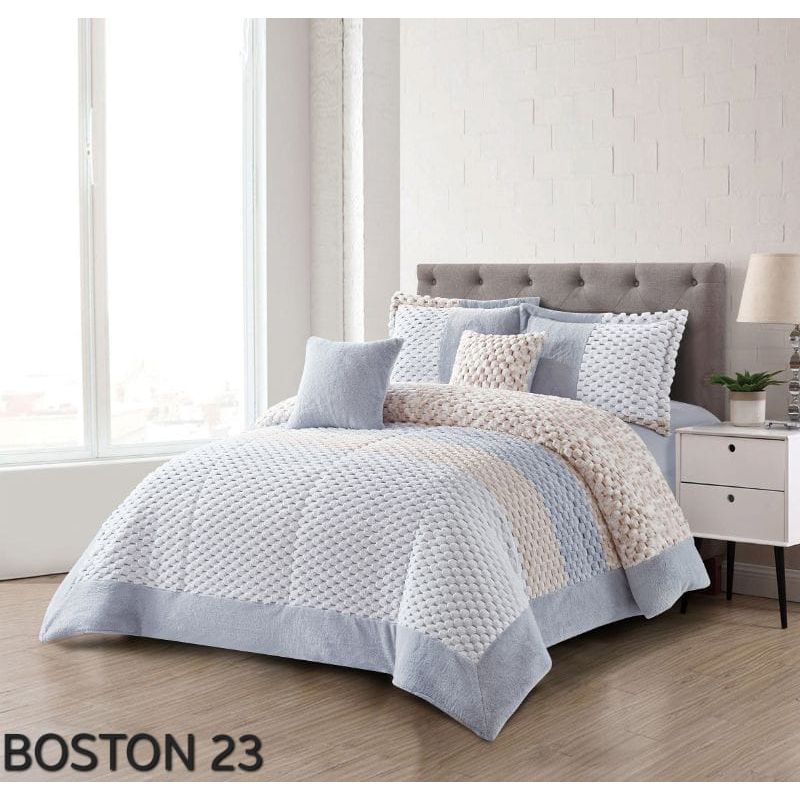GENERICO - Sobrecama Cisne Blanco Cama Doble 140