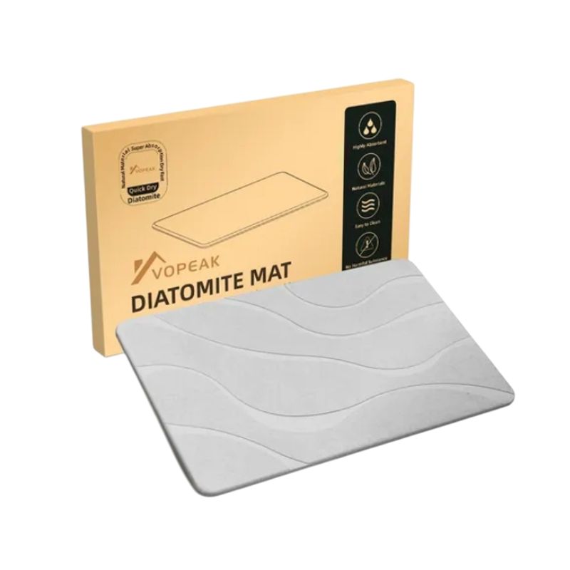 GENERICO - TAPETE DE BAÑO EN PIEDRA Absorbente Y Rápido Secad