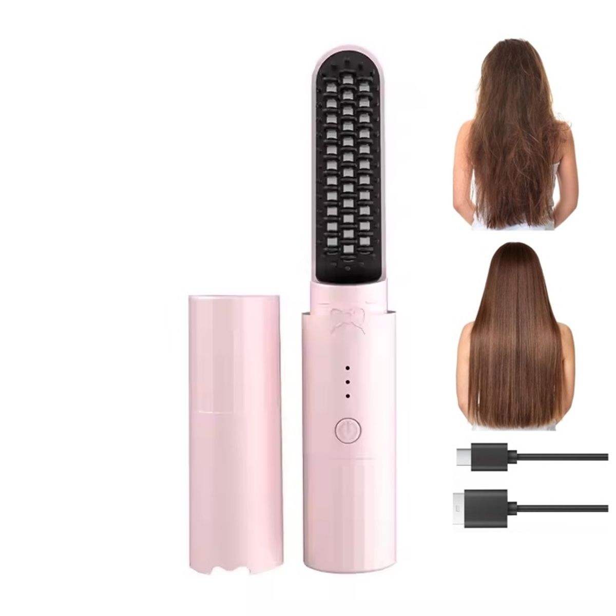 LOOK - CEPILLO ALISADOR PORTABLE RECARGABLE