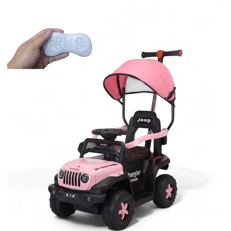 GENERICO - Carro Montable Bebe Paseador Musical Juguete Control 1-5 año