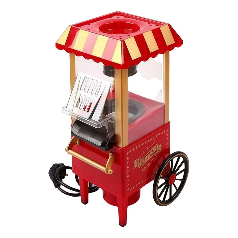 GENERICO - Maquina Carrito Crispetera Maíz Eléctrica