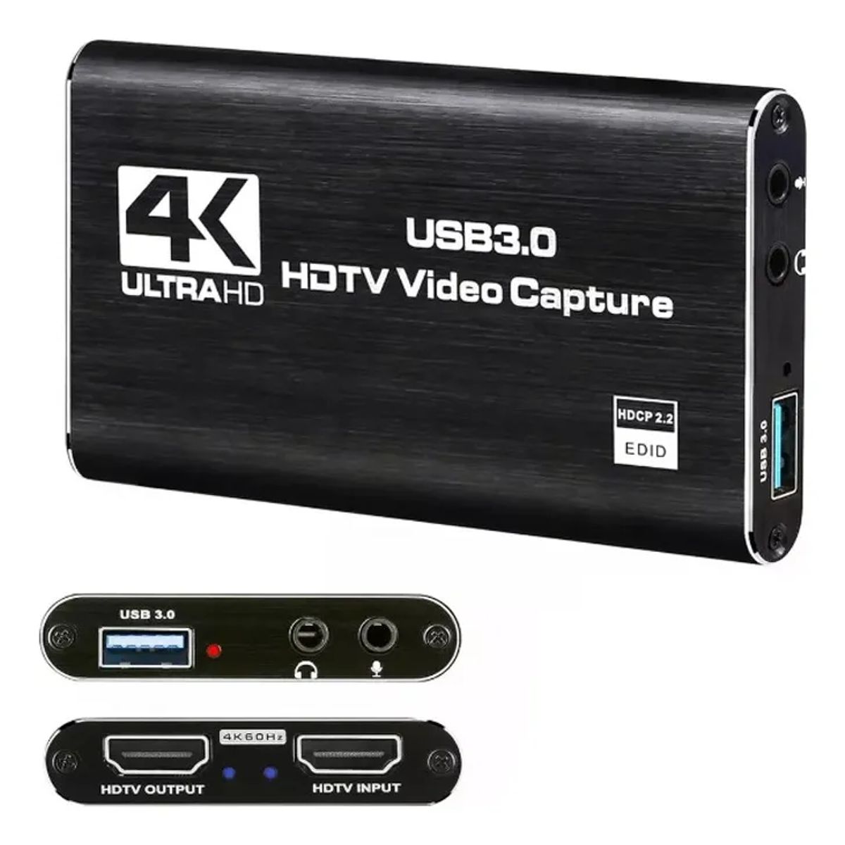 GENERICO - Capturadora De Video Streaming Fhd Hd 1080 Hdmi 4k Usb 3.0