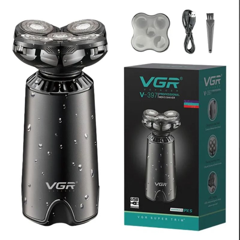 GENERICO - Afeitadora Eléctrica Hombre Shaver VGR V-397 Portatil IPX5