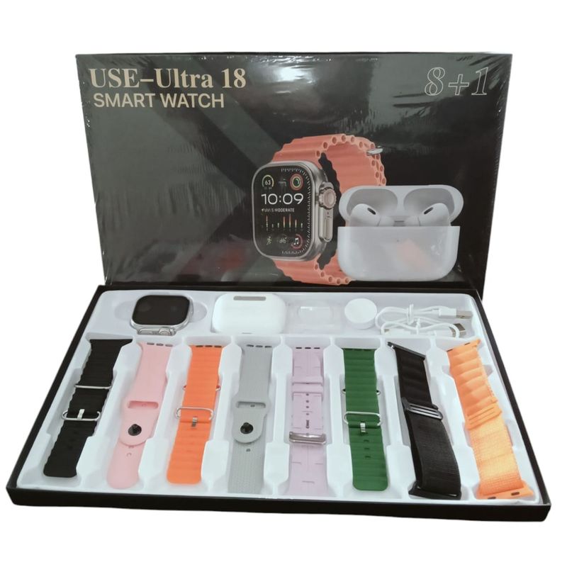 GENERICO - Reloj Inteligente Use Ultra18 Smartwatch 8 Manillas