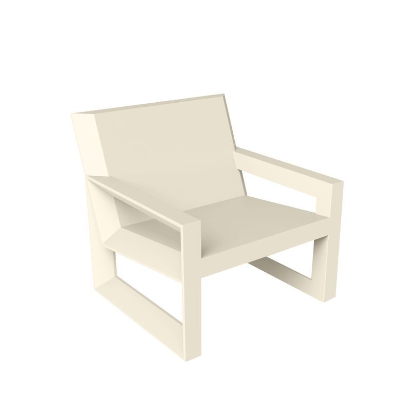 VONDOM - POLTRONAS FRAME ECRU VONDOM EN RESINA DE POLIETILENO