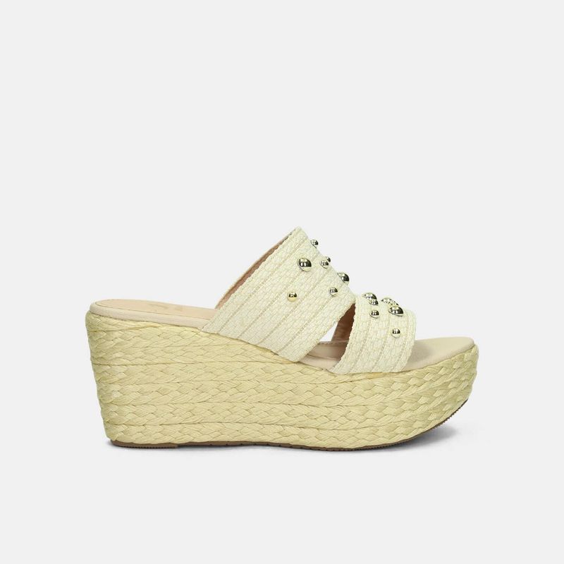 BATA - Sandalias Para Mujer Bata Beige Karton