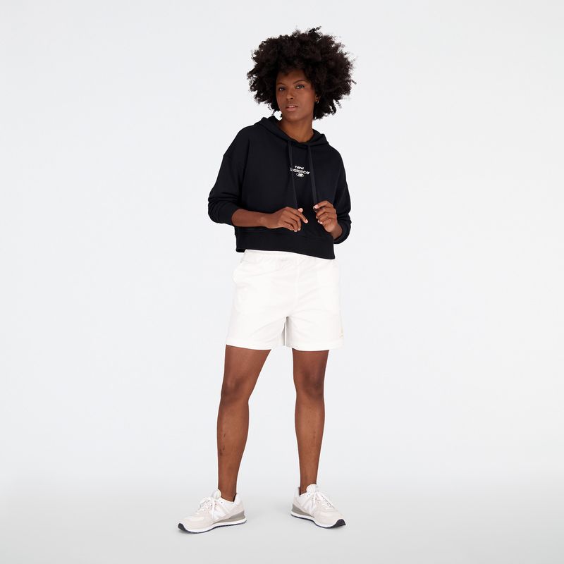 NEW BALANCE - Chaqueta Deportiva Marca New Balance Essentials Negro Mujer