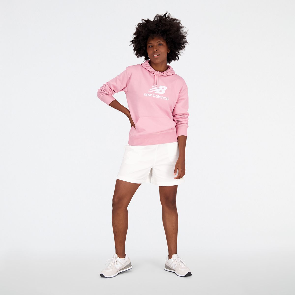 NEW BALANCE - Chaqueta Deportiva New Balance Essentials Rosa Para Mujer