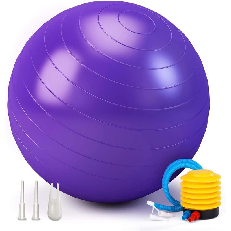 LOOK - BALON YOGA PILATES CON INFLADOR 75 CM
