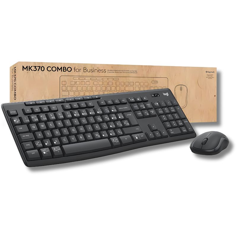 LOGITECH - COMBO TECLADO Y MOUSE LOGITECH MK370 INALAMBRICO