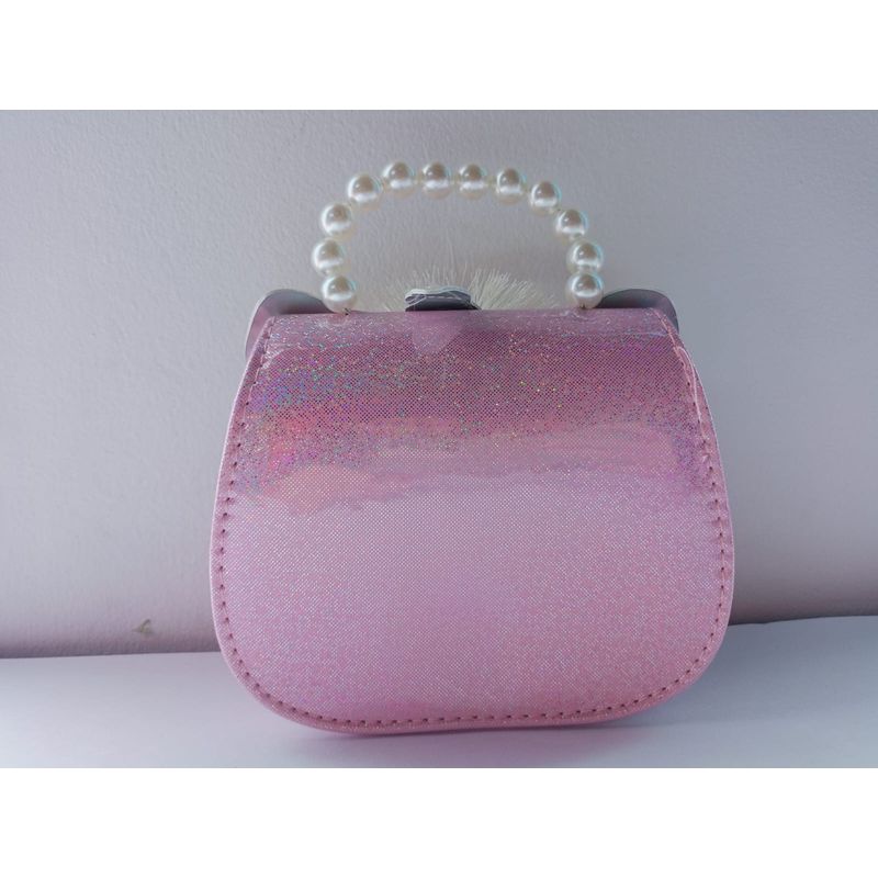 GENERICO - Bolso Infantil Con Agarradera De Perlas Unicornio