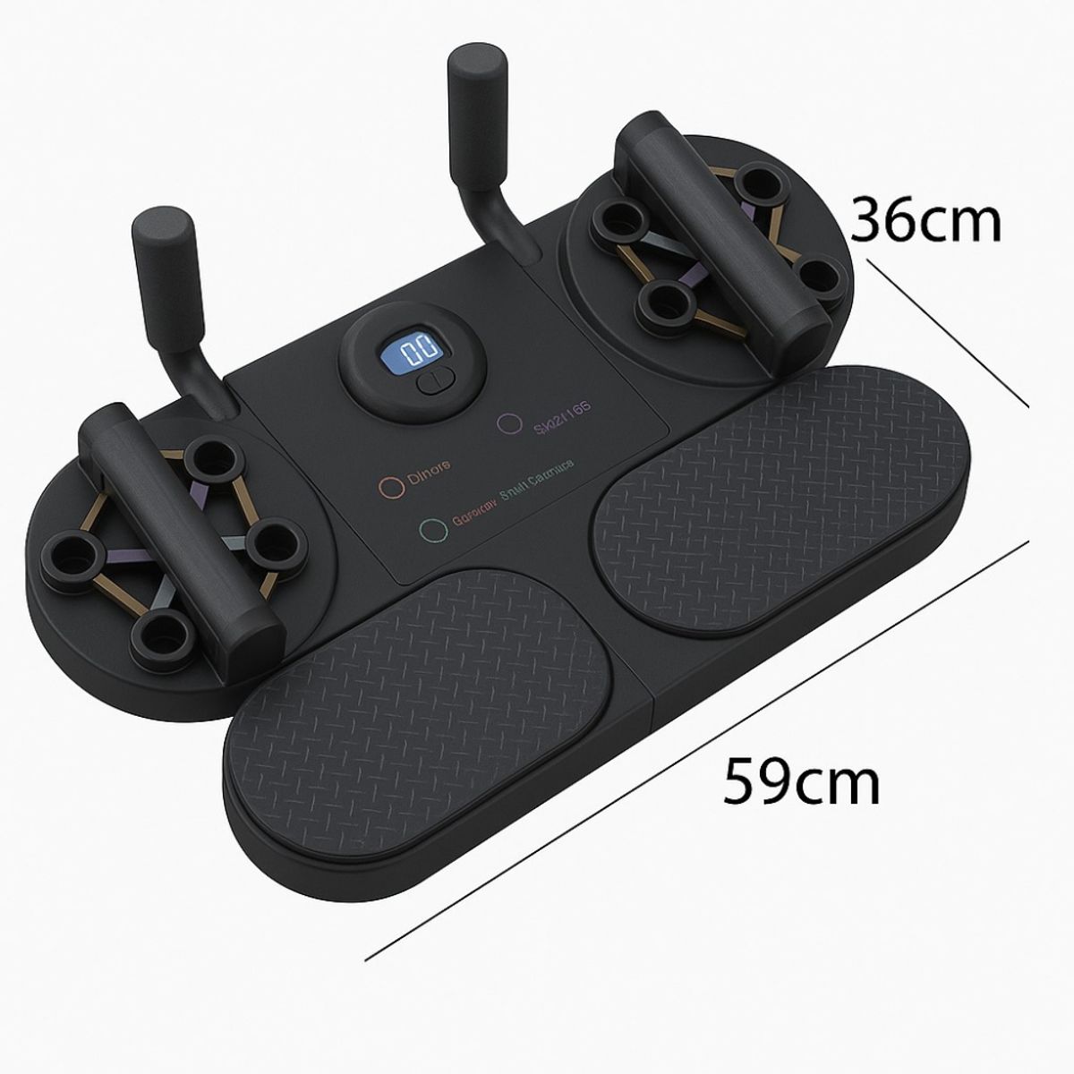GENERICO - Tabla Push Up Sistema Completo De Flexiones Plegable Portati