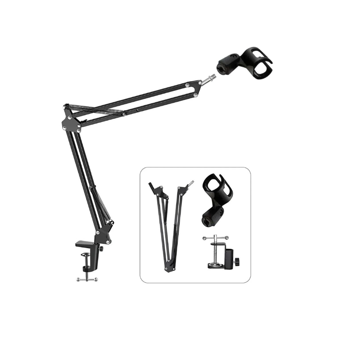 GENERICO - Soporte Micrófono Para Escritorio Con Brazo Ajustable