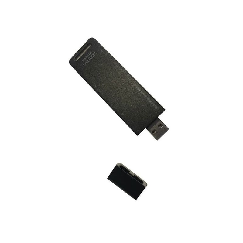 GENERICO - Hub Usb Multipuerto 2.0 480mbps De 4 Puertos