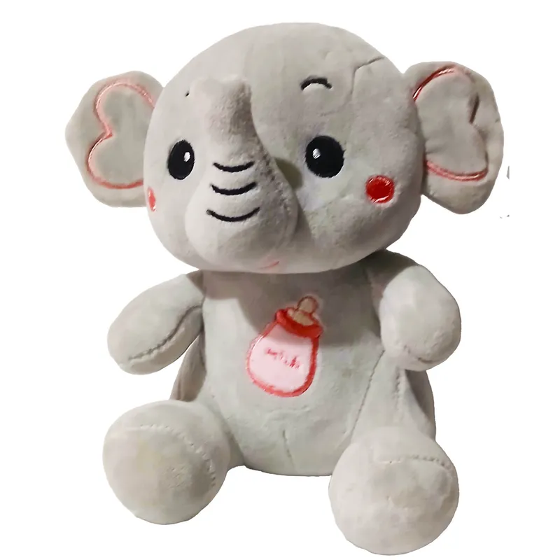 GENERICO - Peluche De Elefante 18cm En Algodón Suave Para Niños
