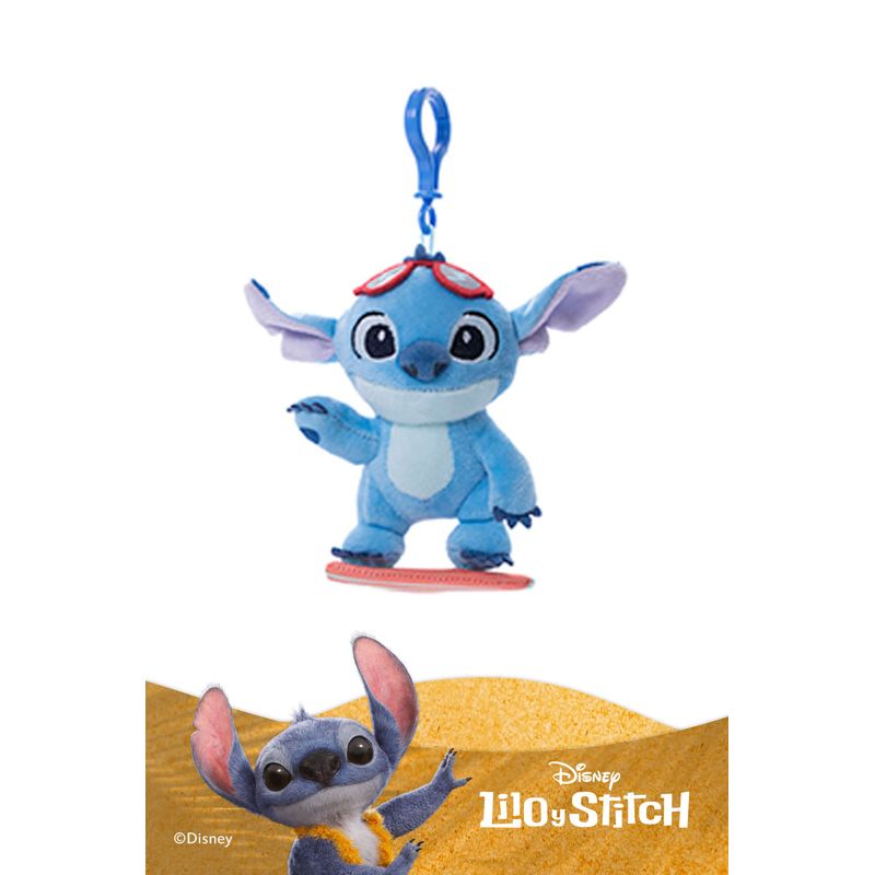 YOI - Llavero de peluche stitch surf