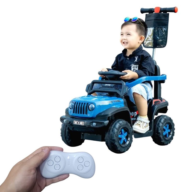 GENERICO - Carro Montable Bebe Paseador Musical Juguete Control 1-5 año