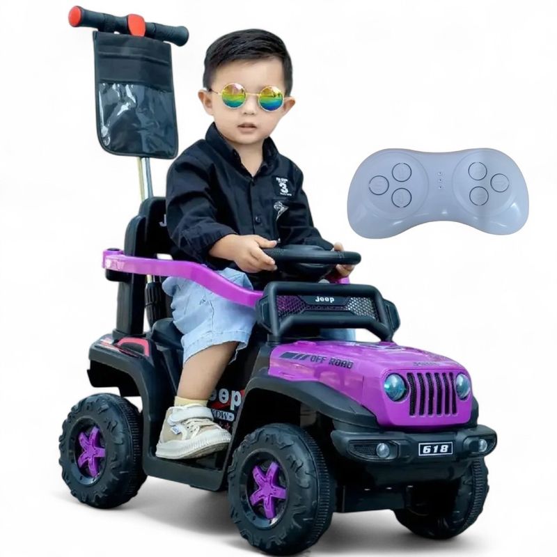 GENERICO - Carro Montable Bebe Paseador Musical Juguete Control 1-5 año