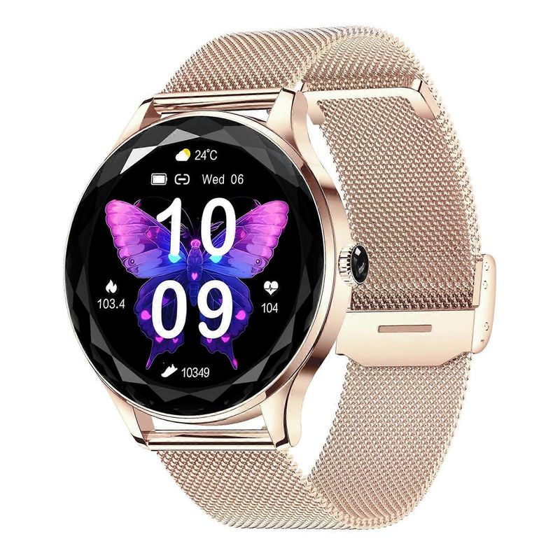 NEXT - Reloj Inteligente NX23 Pro Mujer Llamadas BT + Estilo iOS  Android + Correa de Silicona Gratis
