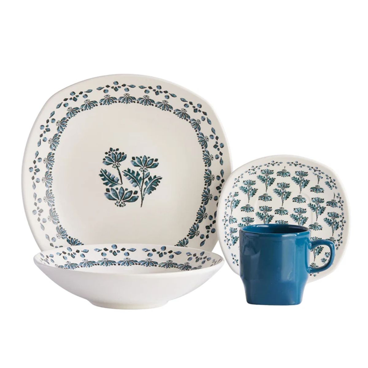 CORONA - Vajilla Corona Sylvian 4 Puestos 16 Piezas VL165H040116