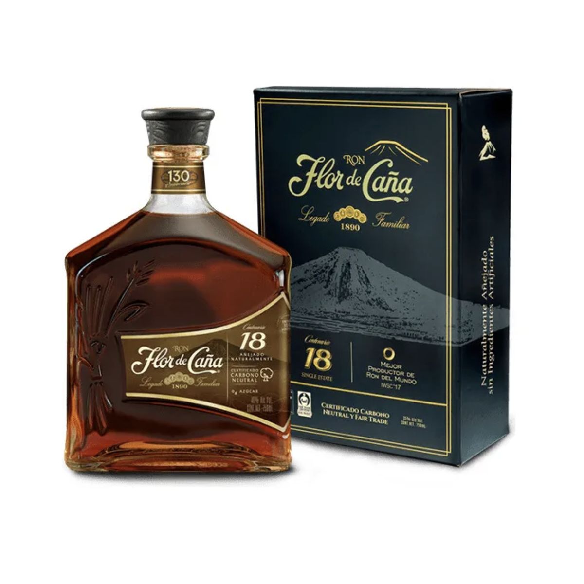 GENERICO - Ron Flor De Caña 18 Años 750ml