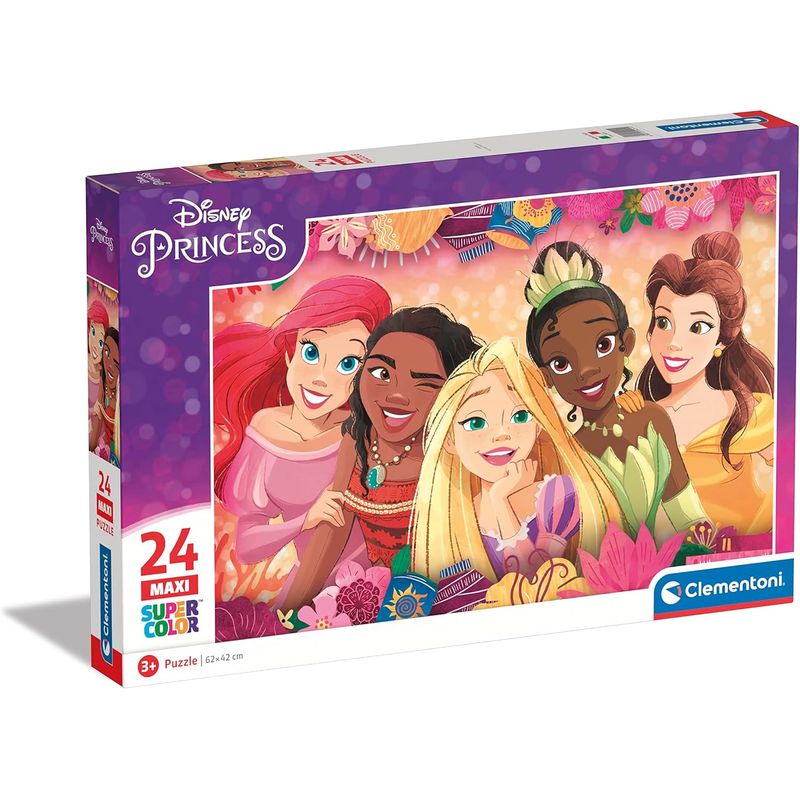 CLEMENTONI - Rompecabezas 24 Piezas Princesas De Disney Para Niños